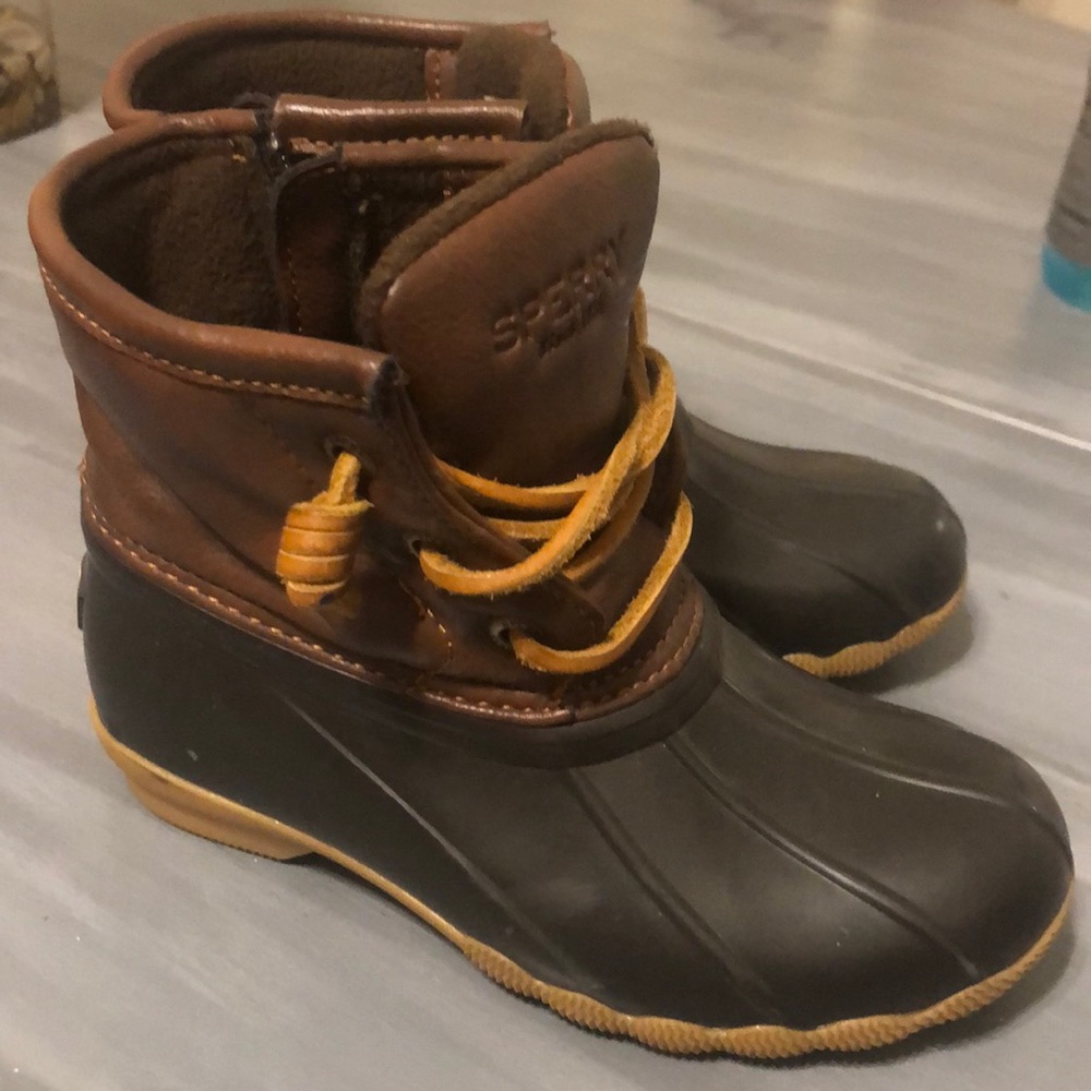 EUC - Sperry Saltwater Boot - Toddler 10